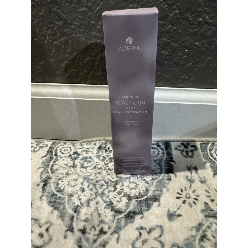 Alterna Renewing Scalp Care Hemp Leave In Treatment 2.5 Fl Oz New In Box
